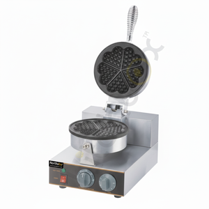 Kitchbox Industrial Comercial Flor Waffle Maker (Caja Cuadrada) - Product Image 1