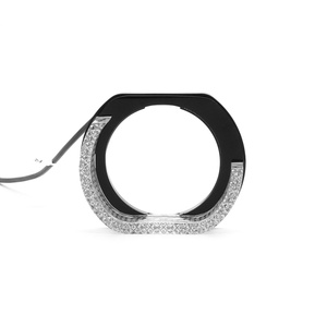 Anneaux lumineux LED multicolores RGBW 12V en forme de L de 2,5 pouces pour phares avant, avec couvercle décoratif pour lentille de projecteur - Product Image 5