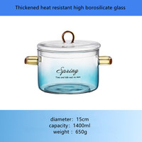 Youpin Aeofa — bol à salade en verre Borosilicate, Pot à soupe à deux oreilles, cuiseur électrique, marmite à ragoût thermique