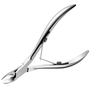 不锈钢一次性足病内生齿死皮剪刀定制双弹簧角质层钳