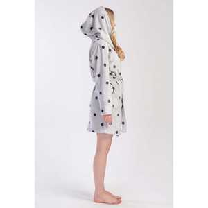 Bata de Baño para Mujer, Suave, con Capucha, Manga Larga/Corta, Cintura Elástica, Transpirable, Estampado Sexy, para Invierno y Uso Doméstico - Product Image 3