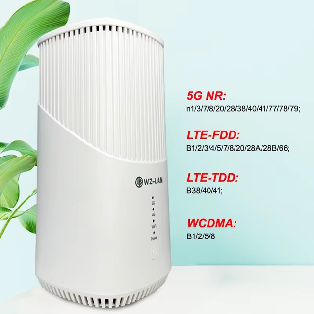High Speed Gigabit 1800Mbps 5G CPE Wireless VPN WIFI6 LTE WZ-LAN Wifi Router 802.11ax with Sim Card Slot