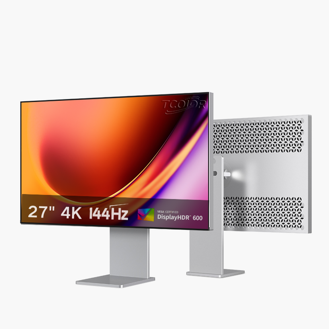 TCOLOR 4K Gaming Monitors 27 Inch Pc Screen 144hz IPS Display Computer Monitor 4k Lcd Monitors Desktop Studio Display for Gaming