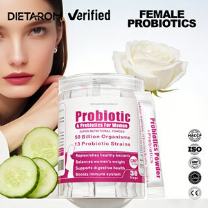 Probióticos y Prebióticos en Polvo de Marca Privada para Mujeres, Apoya la Salud Digestiva, Equilibra el Peso de la Mujer, Suplementos Herbales - Product Image 1