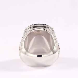 Anillo giratorio de campeonato de los <span class=keywords><strong>Golden</strong></span> <span class=keywords><strong>State</strong></span> <span class=keywords><strong>Warriors</strong></span> de Curry para hombre, con circonita y cobre chapado en oro rosa - Product Image 5