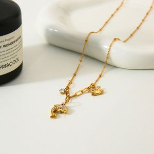 Goth Necklace Cross Border Multi Exclusive Trending Design Anti-bending Structure Hollow Link Weight - Product Image 1