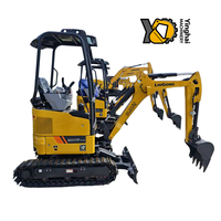 Mini-excavatrice LiuGong 9017F ZTS 1,8 tonne à commande intelligente, idéale pour l'agriculture et l'aménagement paysager, à prix imbattable et à faible consommation de carburant, à vendre.