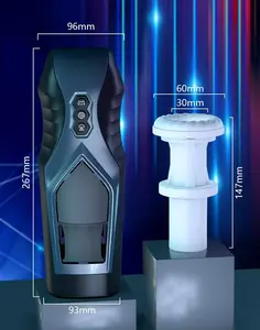 7 Telescopic Vibration Modes Sex Toys For Men Detachable Dual Vibration Sex Toys Penis Massage Sucking Vibration Masturbator