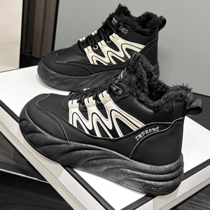 Zapatillas Deportivas Casuales de Felpa para Mujer al por Mayor, Nuevas Zapatillas de Moda para Otoño e Invierno, Cómodas y Cálidas para Caminar - Product Image 2