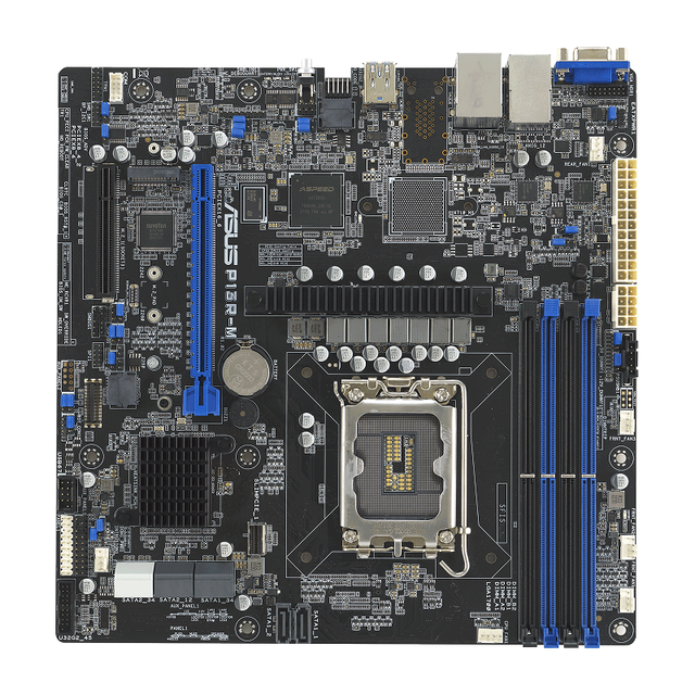 P13R-M Micro-ATX Server Motherboard with Single Intel C262 Socket LGA 1700,DDR5 Support