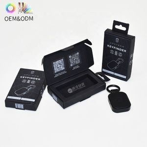 Custom FSC Kraft Mini Mailer Box con Hang Hole integrato e inserto in cartone per chiave Finder Bluetooth Tracker Packaging - Product Image 3