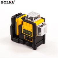 Niveau laser 3D 12 lignes vert auto-nivelant 360° rotatif pour extérieur avec récepteur OEM – Meilleur prix