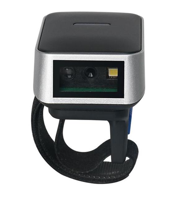 Hands Free Plug and Play Portable Wireless USB Interface Ring Type 1D 2D Barcode Scanner Use for Logistics Warehouse Supermarket