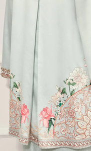 SIPO Eid musulmano modesto ensembles Modest 2 pezzi set medio oriente Dubai abbigliamento <span class=keywords><strong>Beige</strong></span> arabo lungo tunica top <span class=keywords><strong>pantaloni</strong></span> con Hijab - Product Image 4