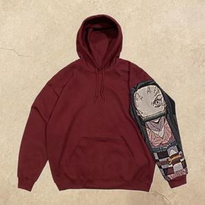 Sweat à capuche en tissu jacquard à l'effigie d'anime tendance - Product Image 5