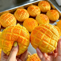 60 Stijlen Update Blok Gevulde Knijp Stressbal ASMR Squishy Fruit Speelgoed Kleurveranderend Knapperig mango Squishy