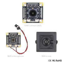 Module de caméra USB 16MP 4K IMX298 PDAF, webcam UVC à mise au point automatique par phase avec microphone intégré pour Windows, Linux, Android