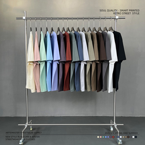 Camiseta de Hombre de Moda al por Mayor de Alta Calidad, Color Menta, 100% Algodón, Talla Grande, Logotipo Personalizado, Tecnología 5-1, Secado Rápido, Transpirable, Manga Corta - Product Image 1