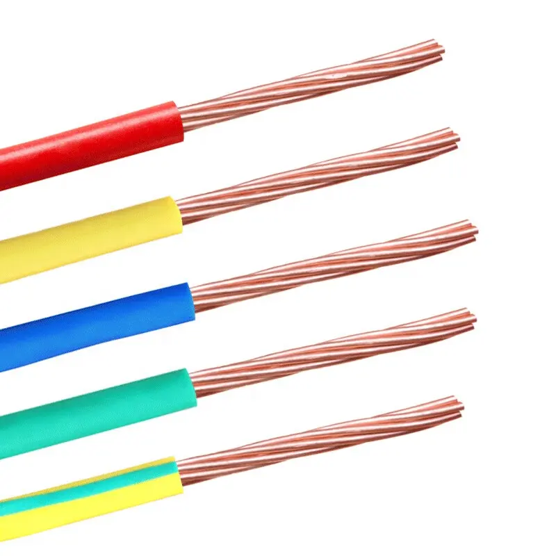 Electronic cable 16/18/20AWG Copper wire BVR 0.5-16mm2 house wiring electrical cable PVC wire
