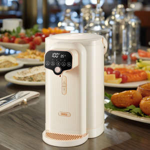 กาต้มน้ำไฟฟ้า 3.8 ลิตร 1200 วัตต์ ปรับอุณหภูมิได้ พร้อมระบบล็อคป้องกันเด็ก ฟังก์ชั่นต้มซ้ำ หม้อไฟฟ้าสำหรับโรงแรม - Product Image 2