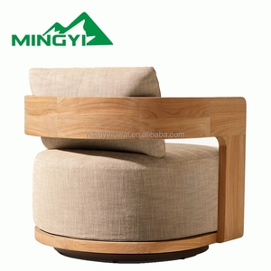 Vente en gros de meubles d'extérieur en bois de teck Ensemble de canapés modernes Ensemble de canapés d'hôtel et de restaurant Meubles de patio de luxe Canapé en bois avec coussin - Product Image 2