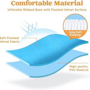 สระน้ำเป่าลม PVC สำหรับอาบแดด ขนาด 72*65 นิ้ว ทนทาน ใช้สำหรับอาบแดดในทะเลสาบ สวนหลังบ้านกลางแจ้ง - Product Image 2
