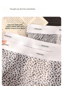 Nuovi Boxer da <span class=keywords><strong>Uomo</strong></span> Estivi con Stampa Leopardata Jacquard ODM, Sottili e Traspiranti, Effetto Pelle Nuda, Pantaloncini per Adulti - Product Image 3
