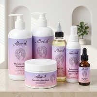 Kit de soins capillaires professionnels Akaril OEM pour cheveux bouclés, masque réparateur hydratant, huile nourrissante, spray rafraîchissant pour la croissance, ensemble pour cheveux bouclés