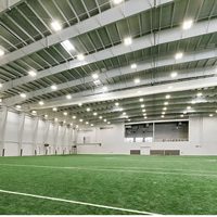 Structure en acier préfabriquée pour gymnase, salle de sport et stade, bâtiment en acier préfabriqué à faible coût pour le basketball en salle