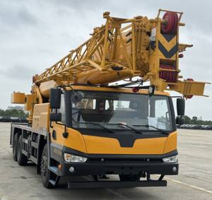 <span class=keywords><strong>Grue</strong></span> de camion polyvalente QY25K5D, capacité de 25 tonnes, hauteur totale de 48,5 m pour l'entretien des ponts, haute performance, utilisation facile - Product Image 1