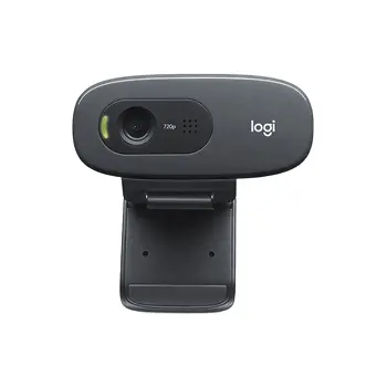 Atacado Logitech C270 Hd Webcam Android Tv Box Driver Free 720p USB Microfone embutido Computador Laptop Câmera de vídeo Webcam