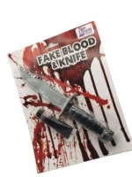 Nouvelle vente chaude, peinture faciale décorative, kit de maquillage d'horreur pour Halloween, vampire, zombie, sang et couteau, maquillage