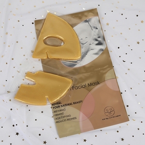 Hbzt — <span class=keywords><strong>masque</strong></span> Facial de beauté avec Hydrogels or 24k, Anti-vieillissement, au collagène - Product Image 5