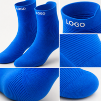 Chaussettes de course anti-odeur, chaussettes de sport respirantes antimicrobiennes, chaussettes de sport à maille, chaussettes de sport rembourrées, chaussettes d'entraînement