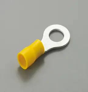 Factory direct hot selling ring terminal lug copper material PVC sleeve RV1.25 - 5.5 ring terminal