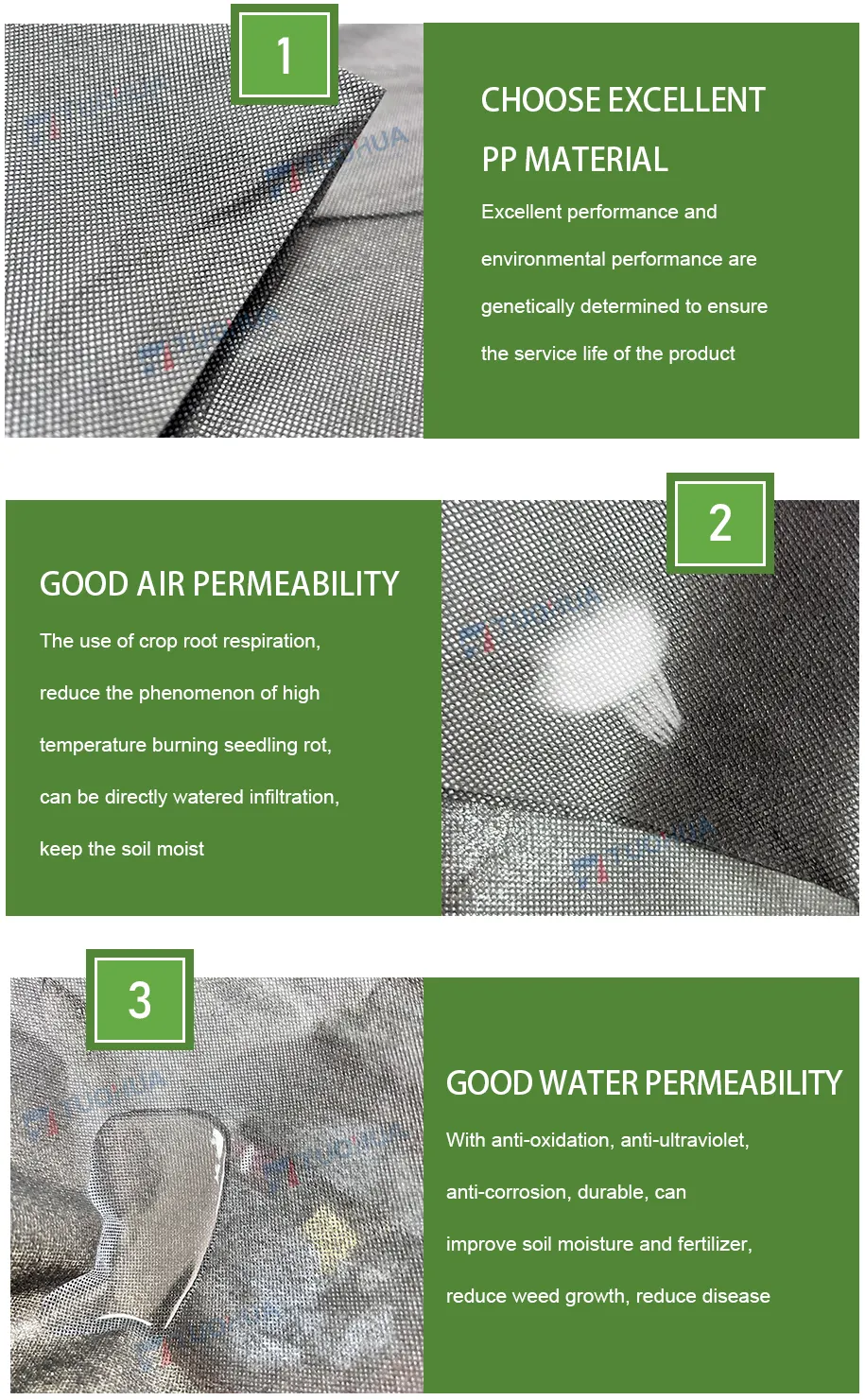 Manufacturer Wholesale 100% Polypropylene Spun Bond Non Woven Fabric Cloth