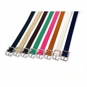 Cintura Angelina in Pelle PU con Fibbia Quadrata in Metallo da 2,5 Cm, Cinture Casual alla Moda per Donne - Product Image 1