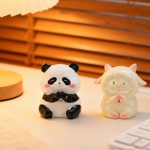 Figuras de Resina de Animales Yu Mo, Lindas Decoraciones de Escritorio, Juguetes en Caja Sorpresa, Recuerdo para el Hogar, Regalo - Product Image 3