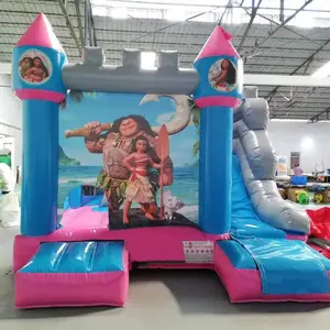 Bán buôn nhảy lâu đài Nam Phi lâu đài Thiết kế xe bouncy Inflatable nhà bị trả lại với Slide