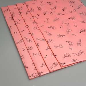 Papel de Envolver para Ramos de 40g con Logotipo Personalizado, Impresión en Grabado de un Solo Lado, Papel Sintético Recubierto Exquisito para Regalos de Enamorados - Product Image 5