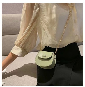 儿童肩包，高端批发皮革肩包黑色挎包儿童小侧袋 - Product Image 3