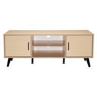 Meuble TV mural de 65 pouces de style Mid-century, grand meuble de rangement en bois pour chambre, table d'appoint, étagère, meuble TV de bureau moderne, table basse, meuble TV