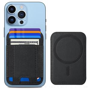 Chủ Thẻ Từ Điện Thoại Grip Với Ban Nhạc Đàn Hồi Da Silicone Ví Cho Apple <span class=keywords><strong>iPhone</strong></span> 14 13 Pro Max Mini Phụ Kiện Mới - Product Image 3