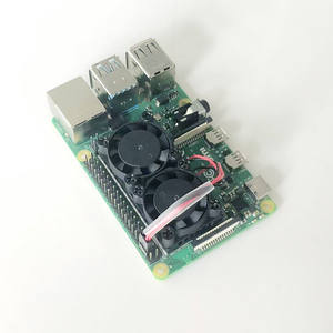 Aischlink Raspberry <span class=keywords><strong>Pi</strong></span> 4 Raspberry <span class=keywords><strong>Pi</strong></span> 3B 4B kipas Radiator pendingin penyerap panas Kursi aluminium dengan perekat - Product Image 2