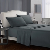 Ensemble de draps en microfibre super doux, 1800 fils, draps égyptiens de luxe, poche profonde, anti-rides et hypoallergéniques - 4 pièces