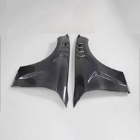 Fender Depan Serat Karbon untuk BMW Seri 3 G20 M340i G28 2020-2024 Model AR Ventilasi Udara Samping Bumper Depan Suku Cadang Mobil