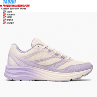 Chaussures de course personnalisées pour hommes – Vente en gros – Semelle intermédiaire à motif ondulé, semelle extérieure antidérapante, maille respirante, amorti, durables pour la marche
