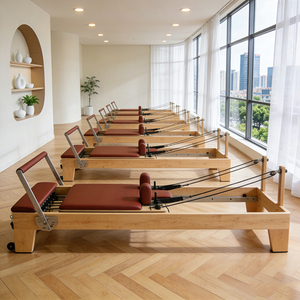 Luxury Body Exercise Reformer Set Balance Professional <b>Yoga</b> Fitness Wood Machine Bed <b>Chair</b> Equipment for Home Workout Customized - Product Image 1
