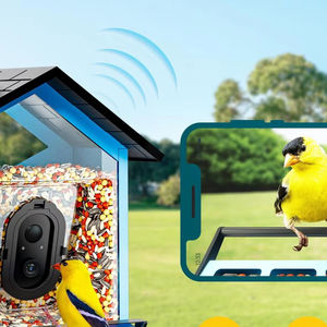 Mangeoire Anti Écureuil Caméra Intelligente Haute Définition Regarder Coquille En Métal Colibri Sauvage Mangeoire À Oiseaux Cage - Product Image 6
