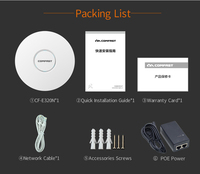 Point d'accès sans fil intérieur COMFAST CF-E320N V2 300 Mbps pour une solution de couverture Wi-Fi améliorée